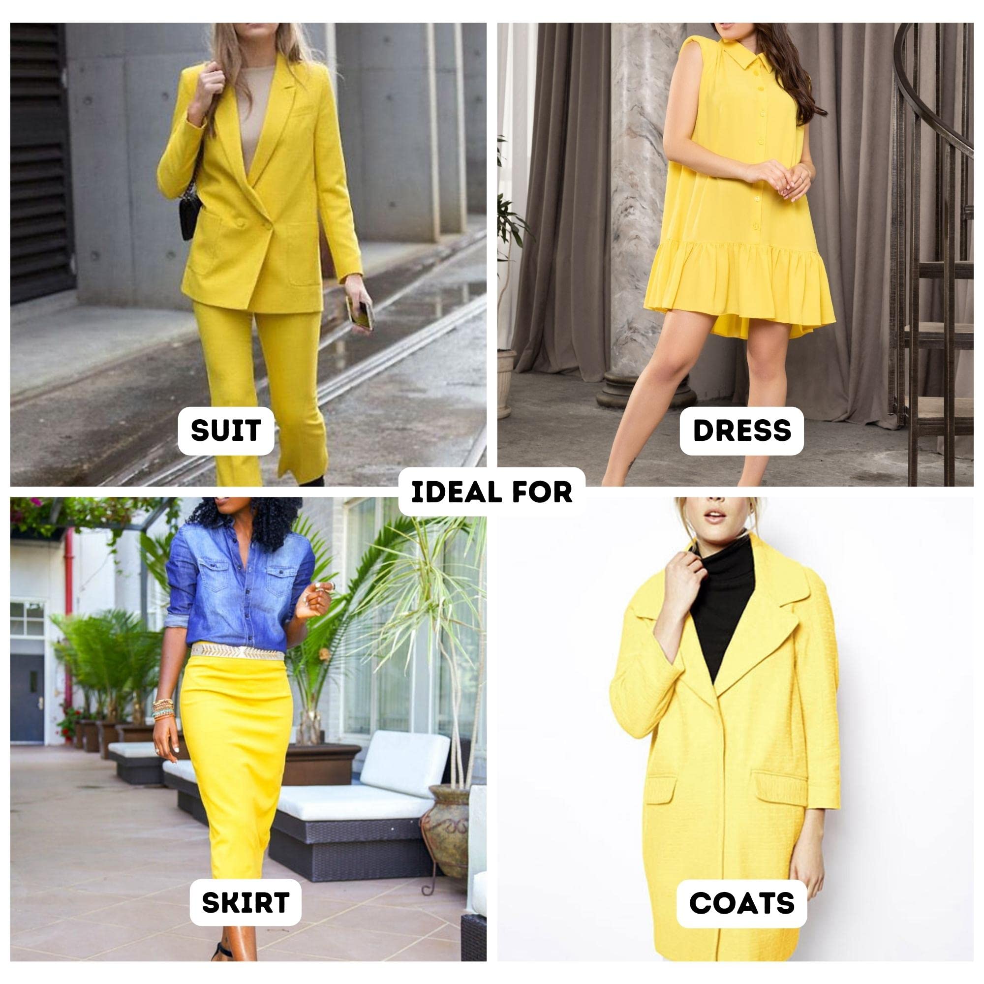 Amazon.com: 12 Yellow Buttons - 0.8 inch, 2 Hole, Round, 32L